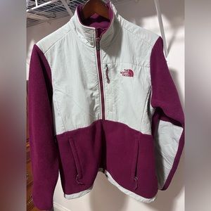 Women’s Maroon and gray Denali North face